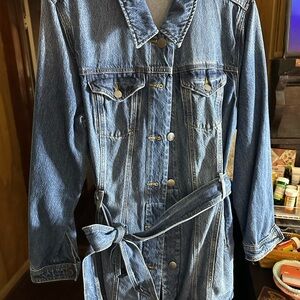 Lane Bryant NWOT Sz 16 Denim Belted Women's Jacket